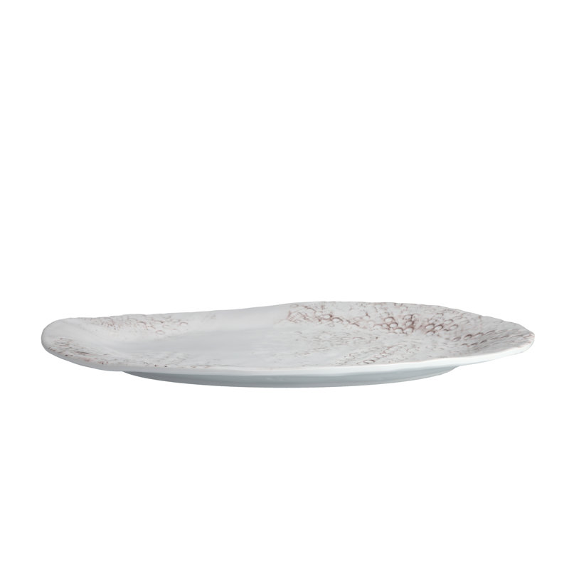 Fortessa Eddie Oval Melamine Platter, White