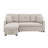 83" Modern Pull Out Sectional Sofa With Left Storage Chaise-1590914698