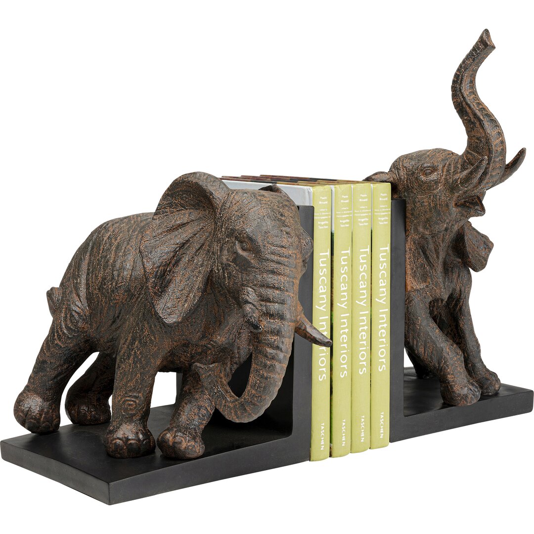 Buchstütze Elephants (2/Set)