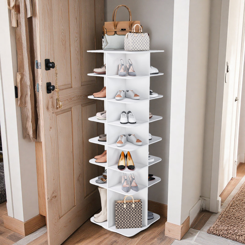 7 Tier Rotating Shoe Rack Tower