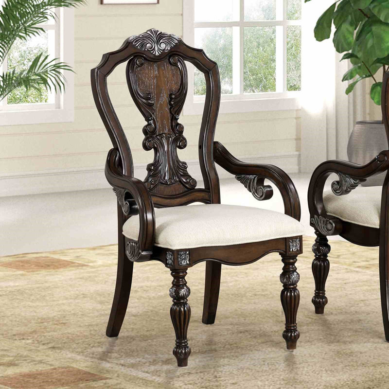 Traditional Style 2Pc Arm Chair