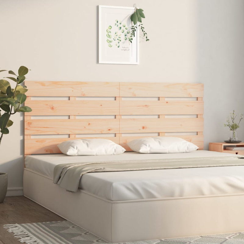 Santini Solid Wood Headboard, Kingsize (5'), Brown