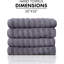 Ensemble de serviettes essuie-mains Fralick, 100% coton turc, séchage rapide -723733357