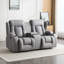 Andreaz 2 Seater Linen Reclining Sofa-674237021