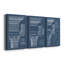 Colonne et corniche II - ensemble de 3 impressions sur toile tendue-413149218