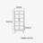 Glass door large capacity storage display cabinet