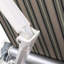 Dakota Fields 295cm W x 250cm D Fabric Multi-Stripe Cover Motorised Retractable Patio Awning