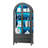 Freestanding Arch Display Cabinet with 3-Colour Light Modes and Motion Sensor-383128103