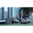 54 inch Propane Fire Pit,Outdoor Gas Fire Pit Table with Rain Cover,Rectangular Heater for Patio, Backyard, Deck,50,000BTU Outdoor Modern Patio Fire Pit.