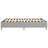 Box Spring Bed Frame Light Grey King Fabric -2105161148-2105161142