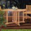 Outdoor Round Teak Dining Table