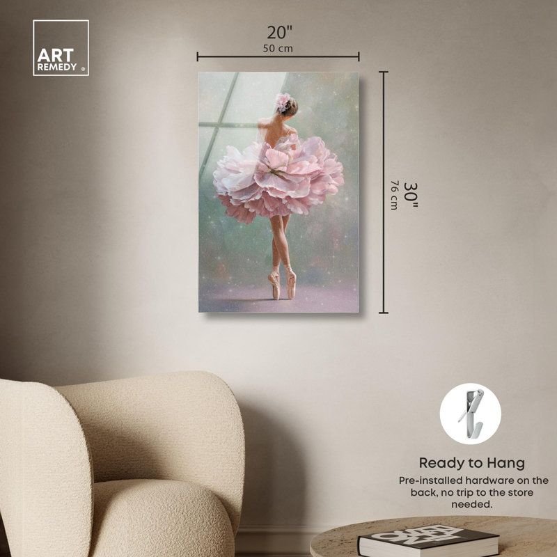 «Blossom Ballerina Glam» par Art Remedy, H 30 po x l 20 po