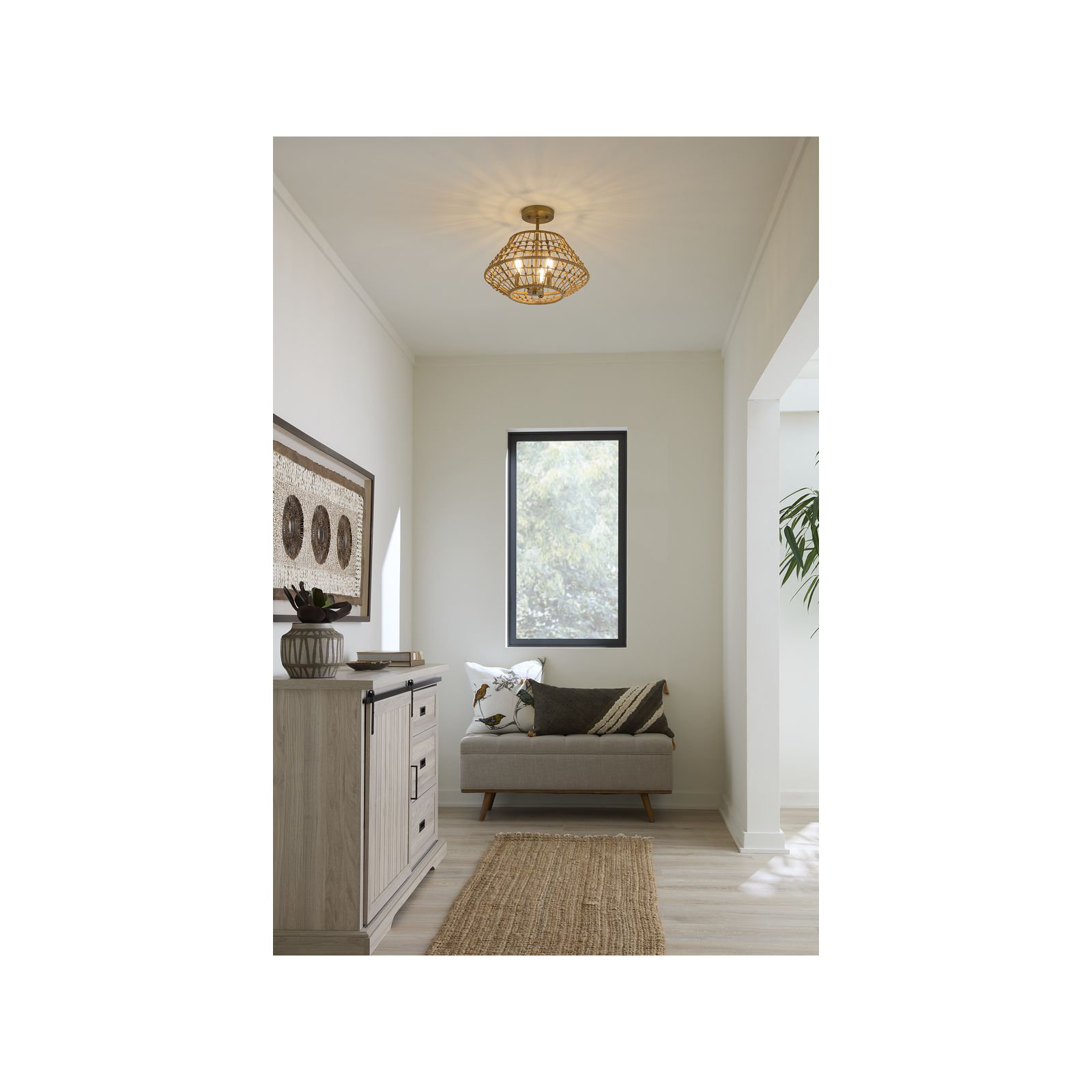 3 Light Semi Flush Mount