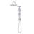 Shower Head With Handheld Shower System With 10" Rain Shower Head-118534827