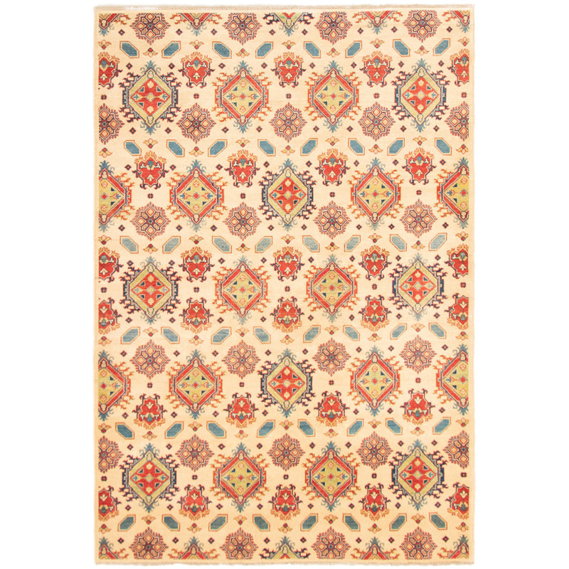 Tapis beige/ivoire en laine sud-ouest Gadde