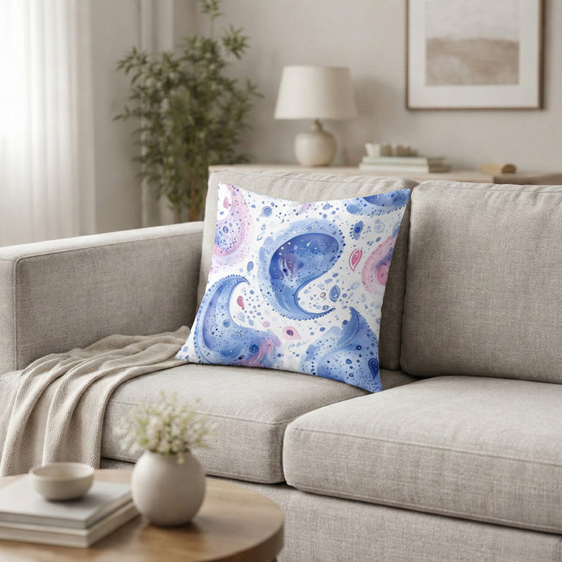 Coussin Boho - Coussin Boho, H 16 po x l 16 po
