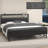 Modern Upholstered Platform Bed with a Starry Sky Projector, Built-in Storage Bench, Convenient Charging Station, Easy Assembly-240340903-240340900