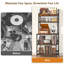 168 cm H Media Shelves