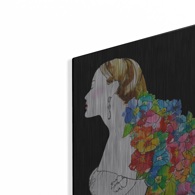 " Flower Hair " by Schuyler Rideout, 16" H x 12" W