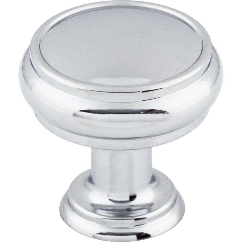 Serene Eden 1 3/16" Diameter Mushroom Knob, Polished Chrome