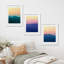 IDÉE4WALL, art mural encadré paysage de montagne, ensemble de 3 impressions murales arc-en-ciel vibrant SunSundown, décoration murale nature sauvage pour salon, chambre à coucher, 3 pièces-90568695