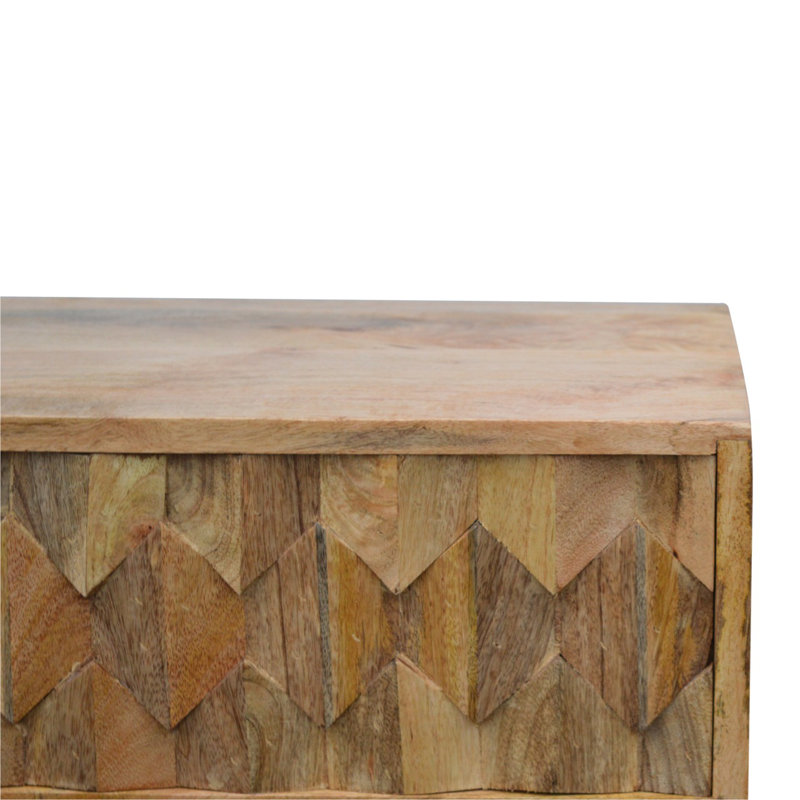 Crédence de rangement en bois massif l 34,65 po Cevion
