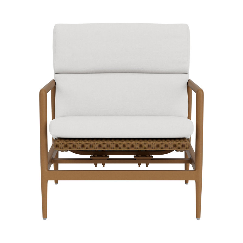 Outdoor Dining Armchair, Hickory