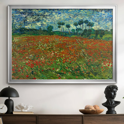 Champ avec coquelicots - Vincent van Gogh - Toile tendue avec châssis, 1889
