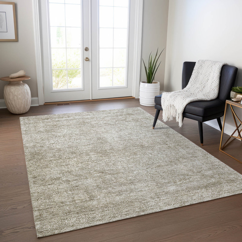 Tapis intérieur / extérieur lavable à la machine Cicel ACN1172, Rectangle de 10 pi x 14 pi