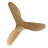 52" 3 -ABS-Blade Propeller Modern Ceiling Fans with Remote Control-301464779