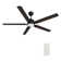 60'' 5-Blade LED Smart Standard Ceiling Fan With Light Kit Included, Remote Control 