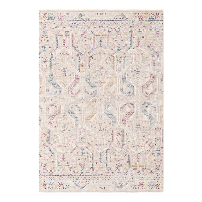 Volfango Oriental Indoor Rug, Rectangle 5'3" x 7'9"