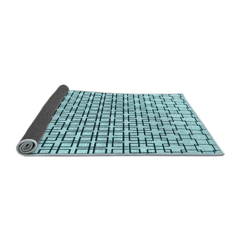 Performance Wool Geometric Indoor Rug, Round 7'