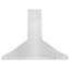 ZLINE 30" Convertible Wall Mount Range Hood with 2 Piece Charcoal Filters, LED lighting and Dishwasher-Safe Baffle Filters