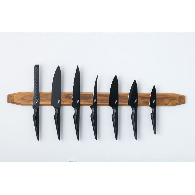 Edge Of Belgravia Galatine 8 Piece Stainless Steel Knife Block Set