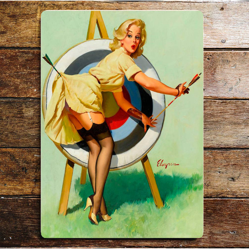0376 People Wall Decor on Metal, 25cm H x 20cm W