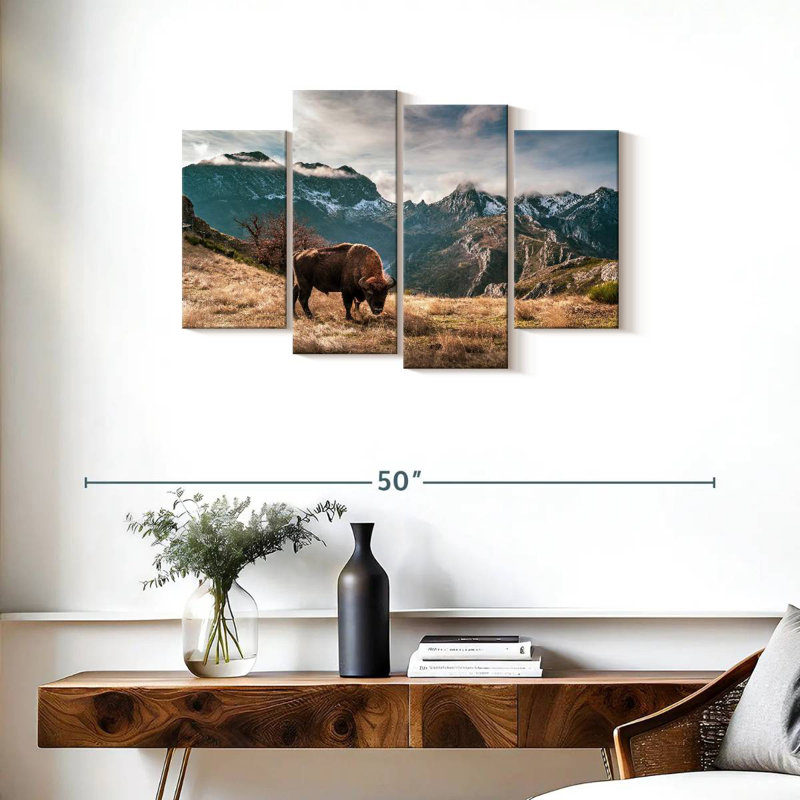 Brampt Bison By The Mountains