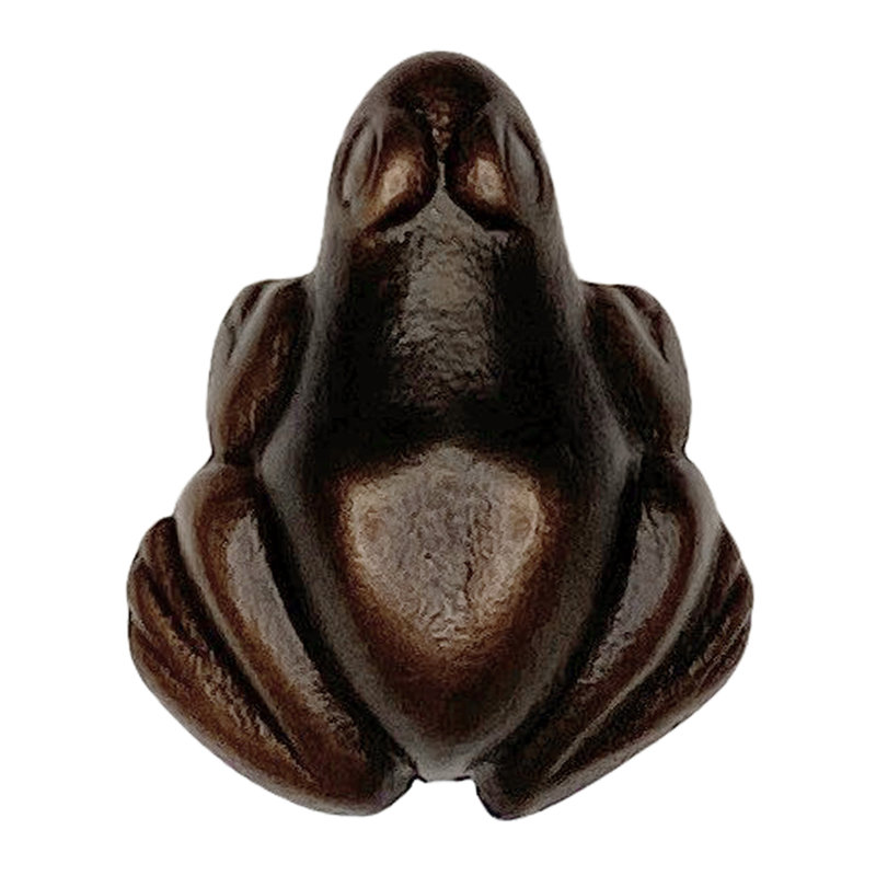 Tree Frog Push Button Doorbell, Oiled Bronze