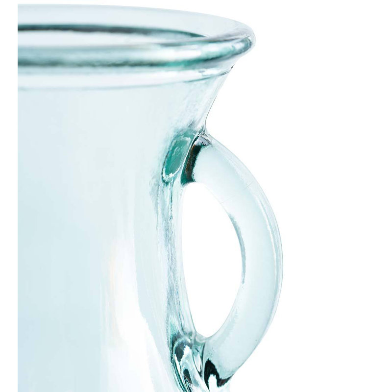 Xane Handmade Glass Table Vase, Clear