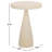 Rodolfo Aluminum Pedestal End Table-484855009