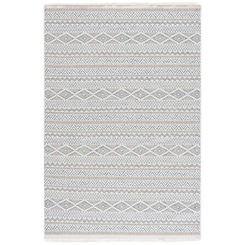 Wolack Wicker Performance Southwestern Rug, Round 6'7"