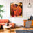 Flaming June Inspired African American Canvas Print On Canvas Print-1506804462