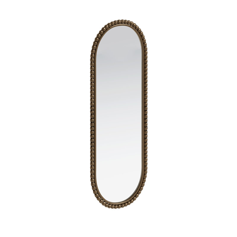 Miroir rétro Iron Art (miroir inclus seulement), Doré