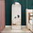 4Th Generation Floor-Mounted Full-Length Arched Mirror, Aluminum Alloy Frame For Modern Spaces And Enhanced Visibility
