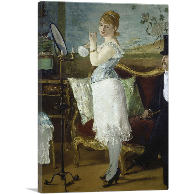 "Nana 1877" par Edward Manet, reproduction d'art sur toile tendue, H 18 po x l 12 po x 1,5 po