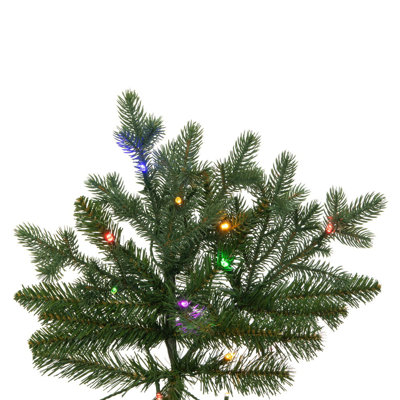 Northern Spruce Artificial Pre-Lit Christmas Tree with 2250 LED Color Changing 5mm Low Voltage 10 Function Wide Angle Coaxial Lights