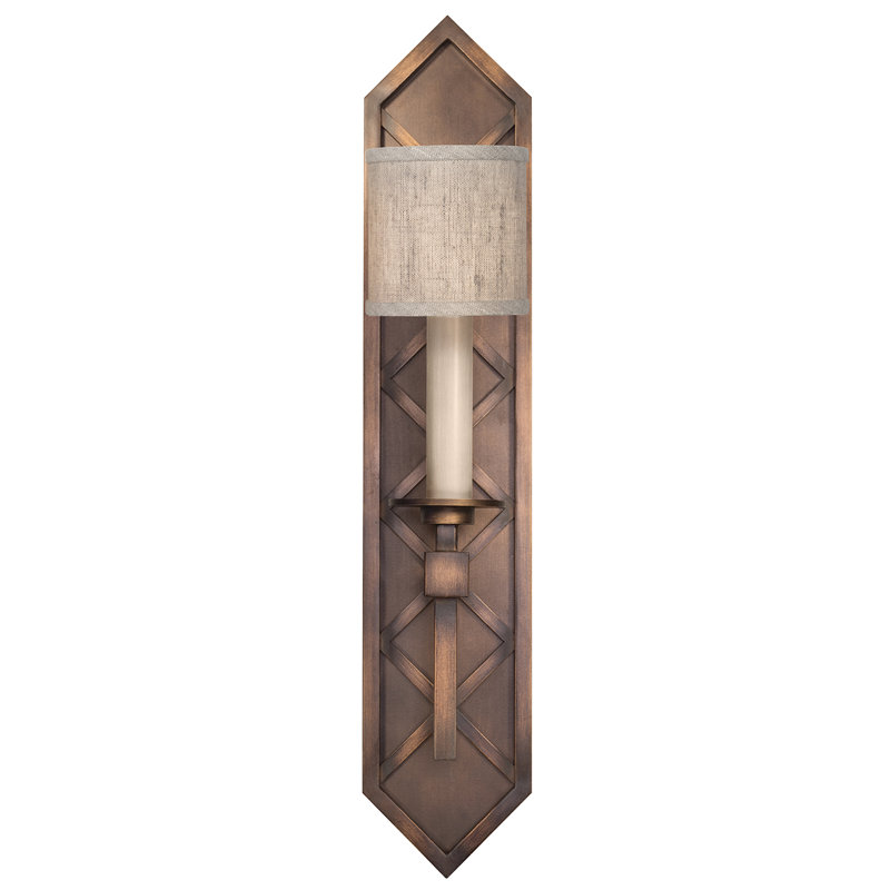 Cienfuegos 1 - Light Candle Wall Light, Antique Bronze