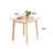 Emalie 29.5" Solid Wood Modern Square Dining Table-88972602