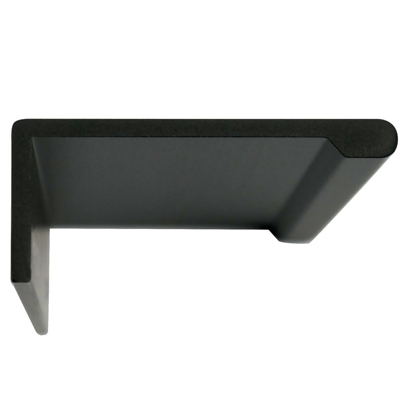 Poignée d'armoire 12 po Laurey, Noir mat, 5-1/8"