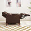 Fauteuil inclinable en cuir pleine fleur Tatum avec appui-tête électrique-104469268